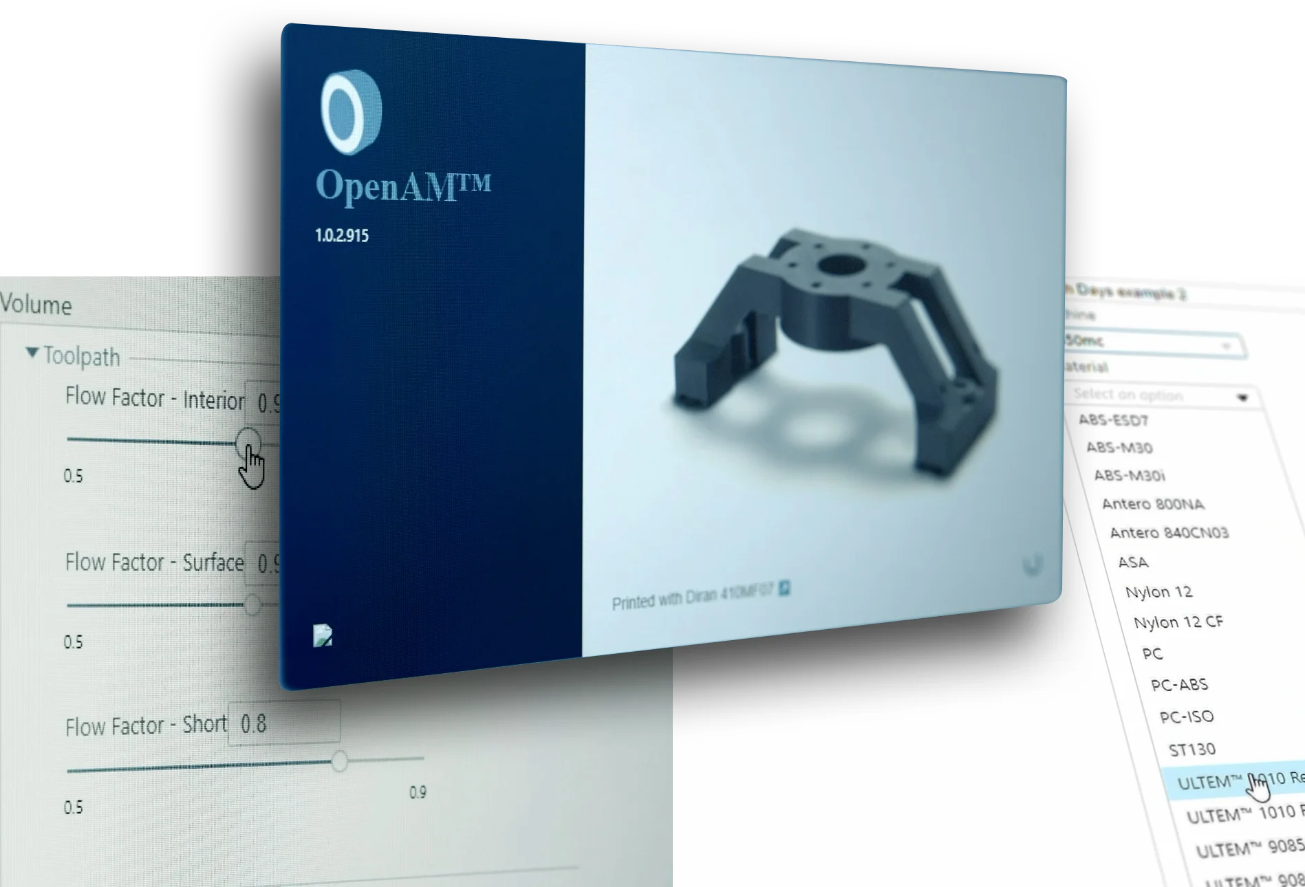 Open AM Software demo